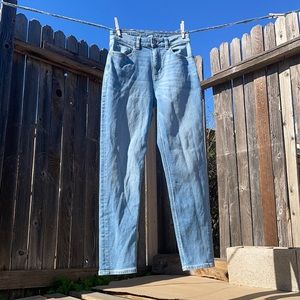 American Eagle light stone wash stretch fit